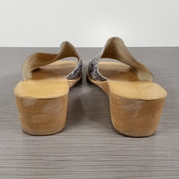 Treasure & Bond Valerie Wedge Slide Sandal, Python Print, Womens Size 8.5 M - Picture 5 of 13